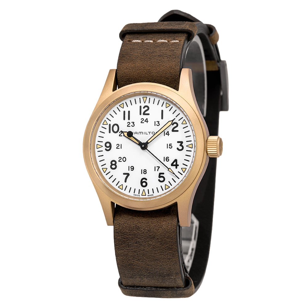 Hamilton Men's H69459510 Khaki Field Bronze 38 mm Mechanical