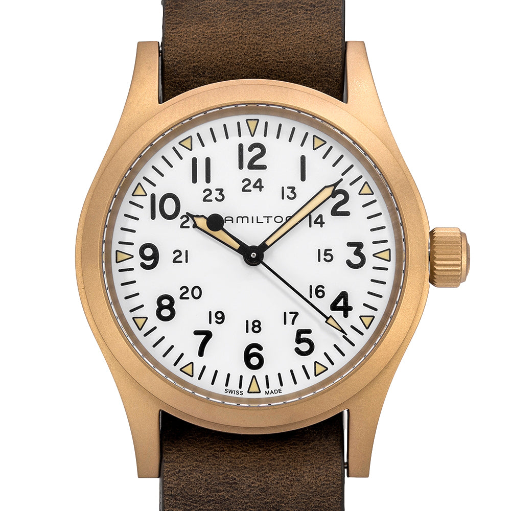 Hamilton Men's H69459510 Khaki Field Bronze 38 mm Mechanical