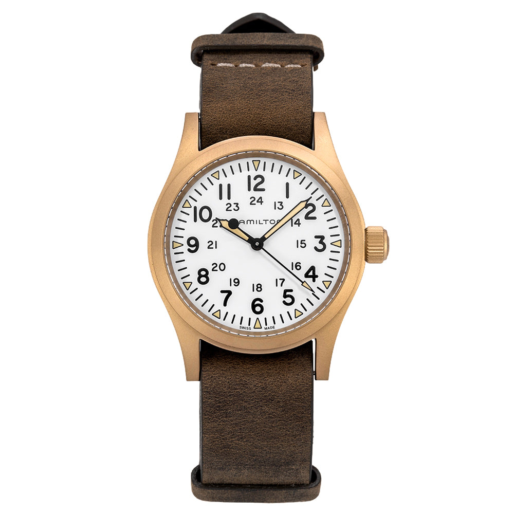 Hamilton Men's H69459510 Khaki Field Bronze 38 mm Mechanical