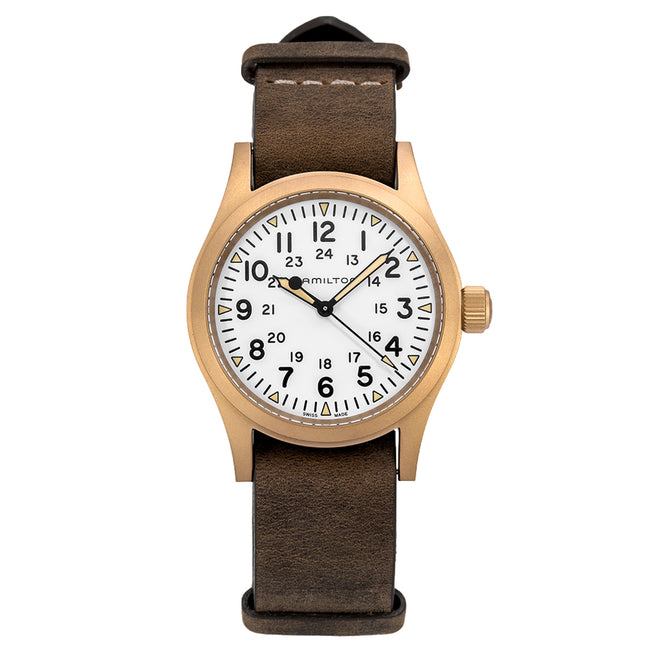 Hamilton Men's H69459510 Khaki Field Bronze 38 mm Mechanical