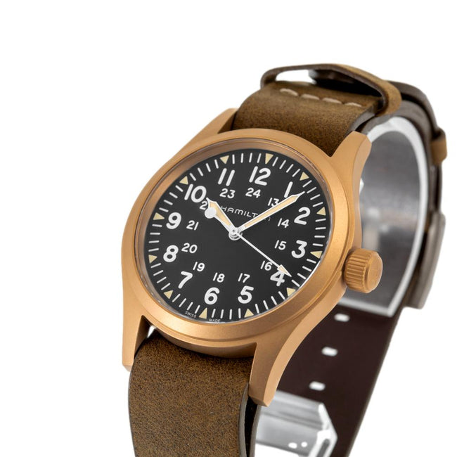 Hamilton Men's H69459530 Khaki Field Bronze Mechanical