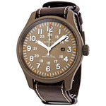 Hamilton Men's H69829560 Khaki Field Wind Brown Dial Watch