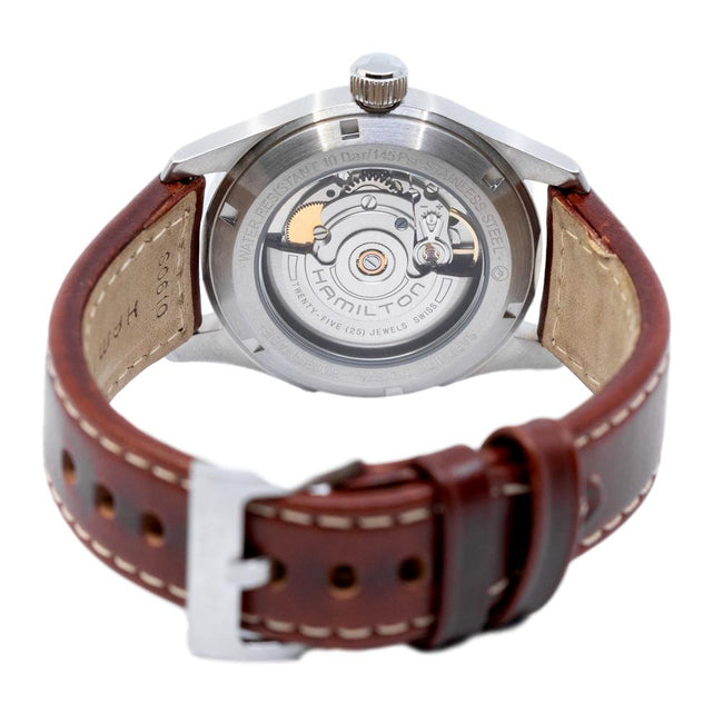 Hamilton Men's H70455553 Khaki Field Sliver Dial Watch