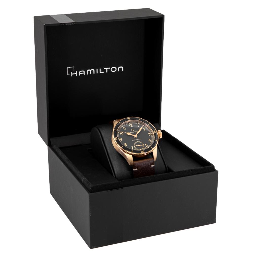 Hamilton H76709530 Khaki Aviation Bronze Manual Winding