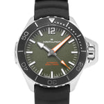 Hamilton Men's H77455360 Khaki Navy Frogman Auto
