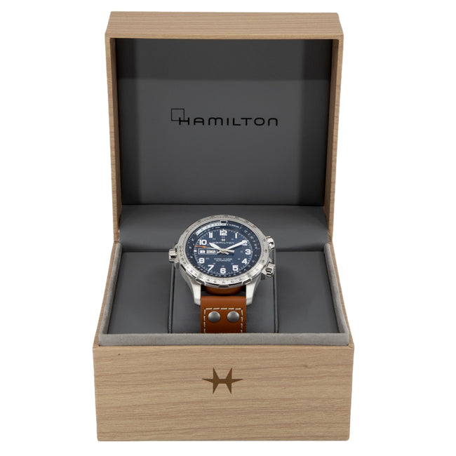 Hamilton Men's H77765541 X-Wind Blue Dial Watch