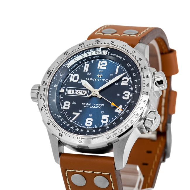 Hamilton Men's H77765541 X-Wind Blue Dial Watch