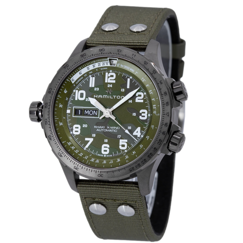 Hamilton Men's H77775960 Khaki Aviation X-Wind 45mm Auto