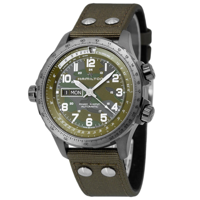 Hamilton Men's H77775960 Khaki Aviation X-Wind 45mm Auto