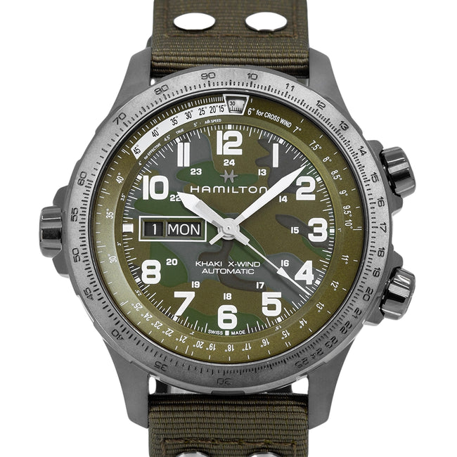 Hamilton Men's H77775960 Khaki Aviation X-Wind 45mm Auto