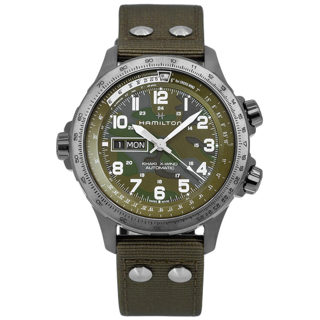 Hamilton Men's H77775960 Khaki Aviation X-Wind 45mm Auto