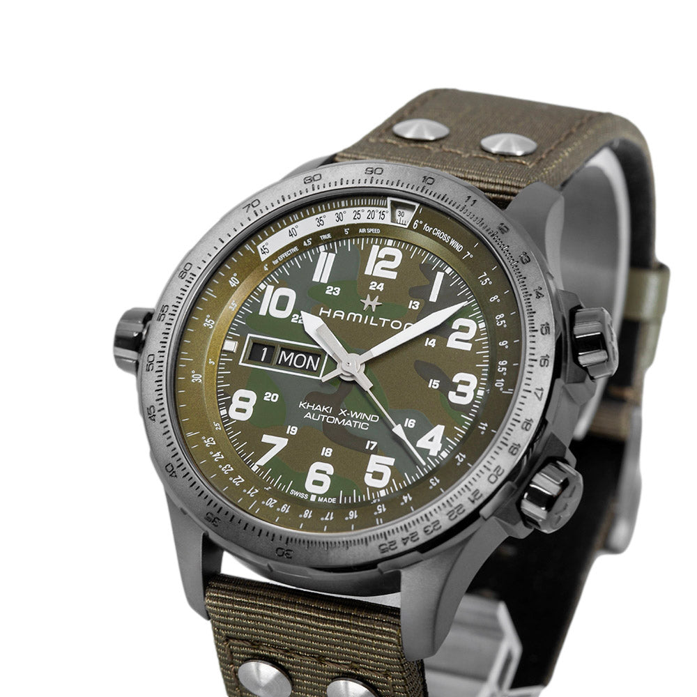 Hamilton Men's H77775960 Khaki Aviation X-Wind 45mm Auto