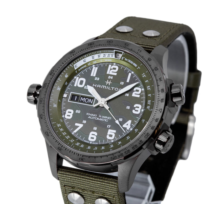 Hamilton Men's H77775960 Khaki Aviation X-Wind 45mm Auto