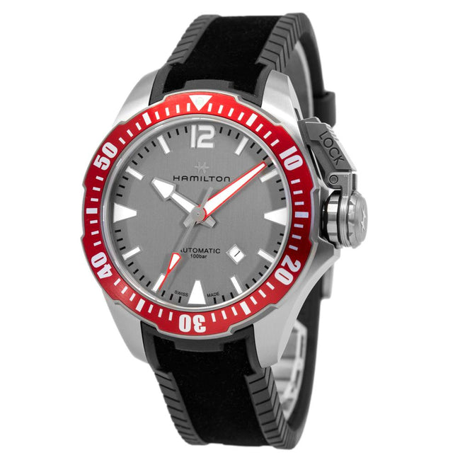 Hamilton Men's H77805380 Frogman Titanium Auto Watch