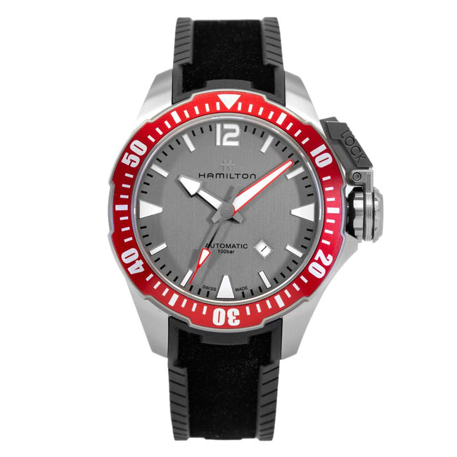 Hamilton Men's H77805380 Frogman Titanium Auto Watch