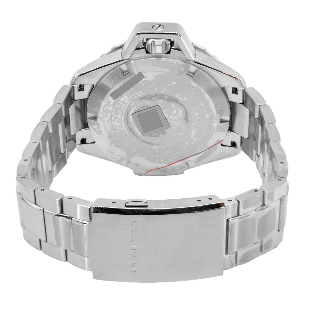 Hamilton Men's H77815130 Khaki Navy Frogman Auto Watch