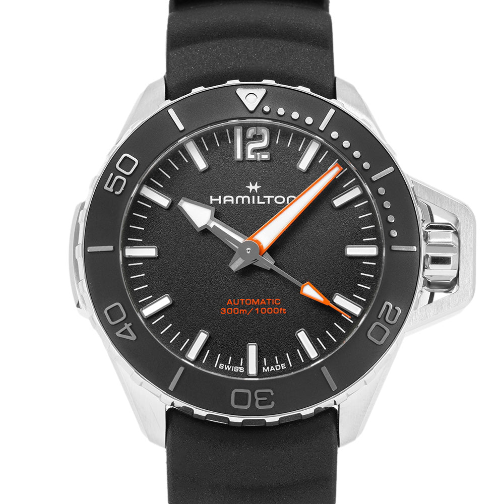 Hamilton Men's H77825330 Khaki Navy Frogman Auto