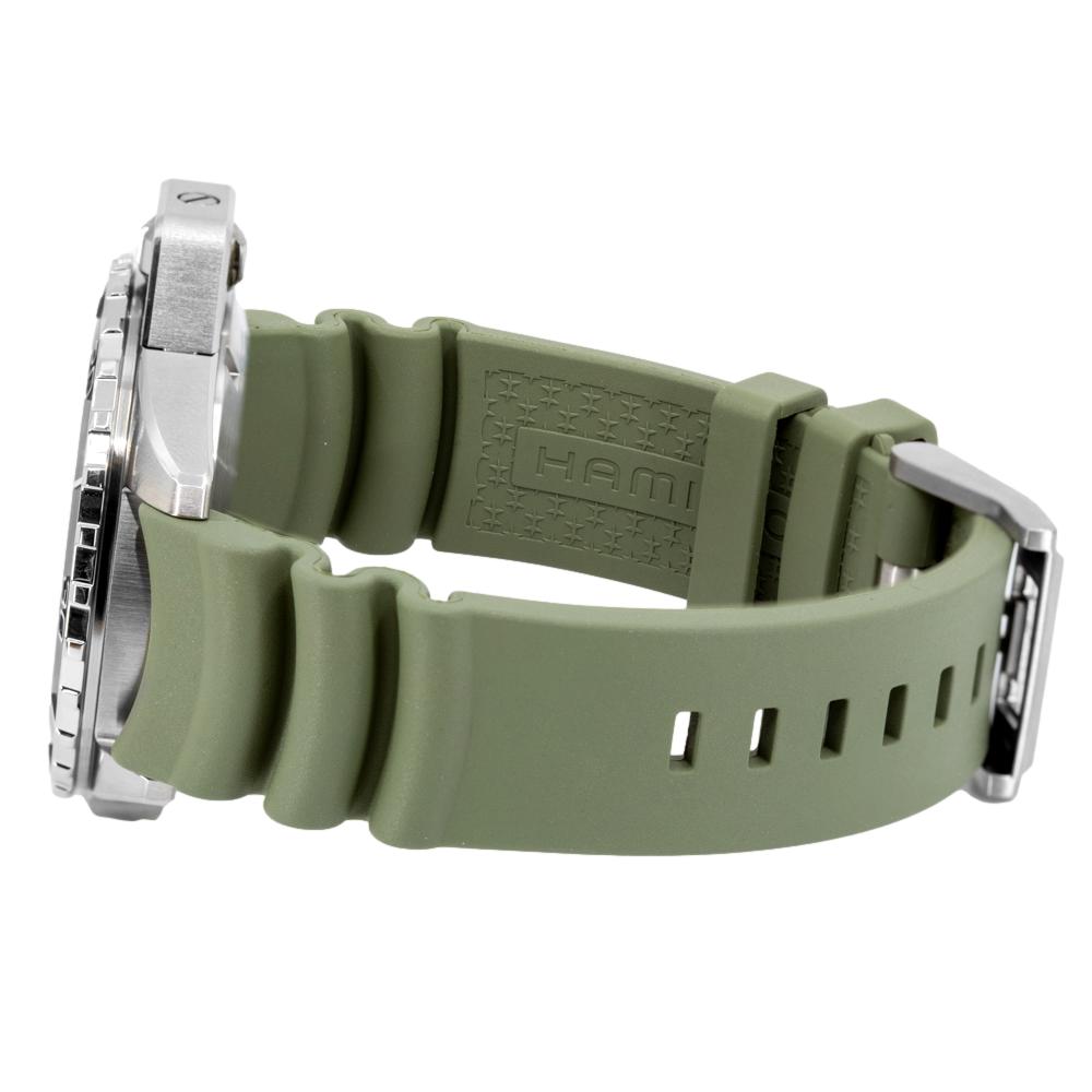 Hamilton Men's H77825331 Khaki Navy Frogman Auto