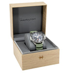 Hamilton Men's H77825331 Khaki Navy Frogman Auto