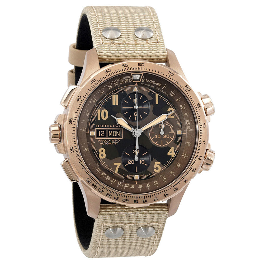 Hamilton Men's H77916920 Khaki Aviation X-wind Auto Chrono