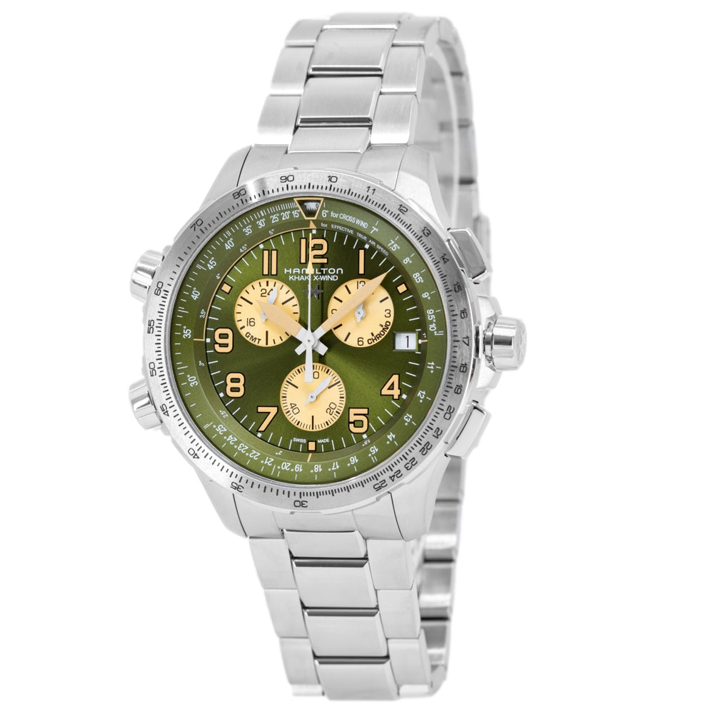 Hamilton H77932160 Khaki Aviation X-Wind GMT Quartz
