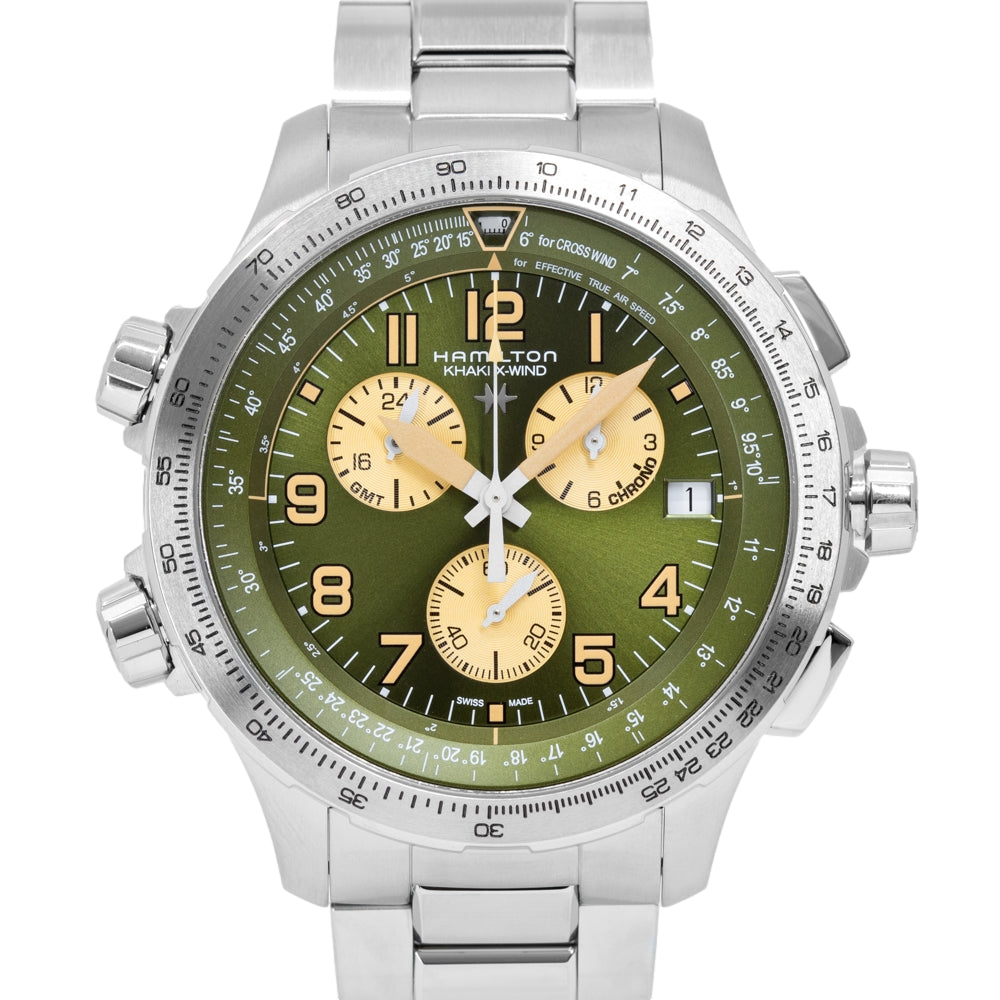 Hamilton H77932160 Khaki Aviation X-Wind GMT Quartz