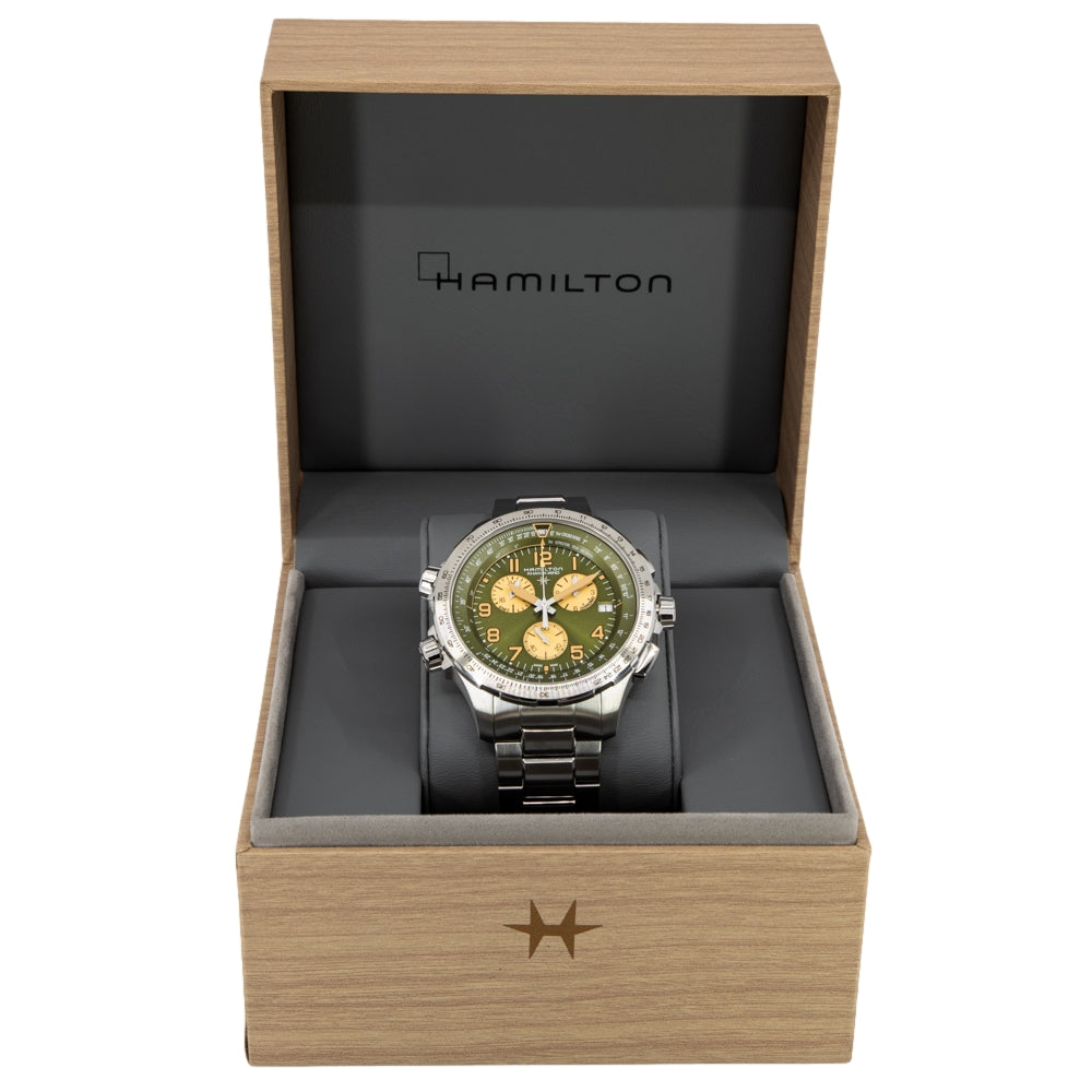 Hamilton H77932160 Khaki Aviation X-Wind GMT Quartz