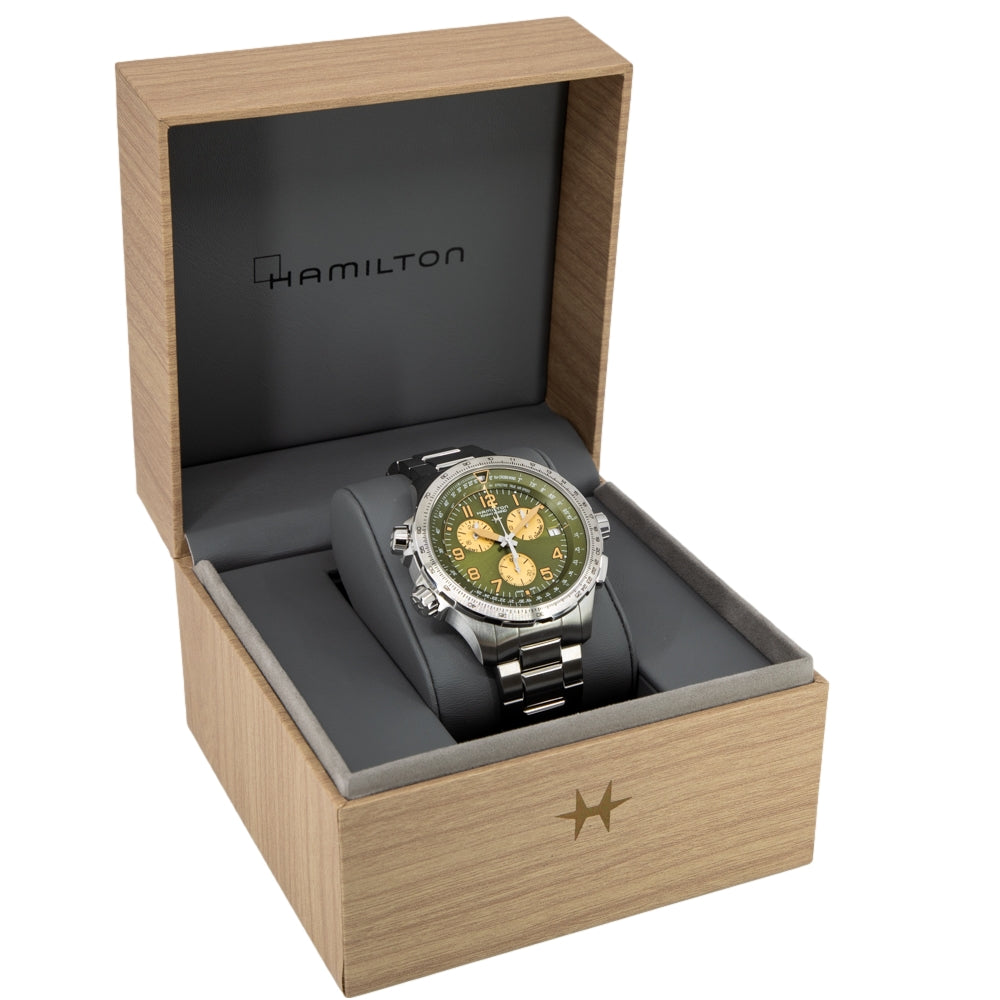Hamilton H77932160 Khaki Aviation X-Wind GMT Quartz
