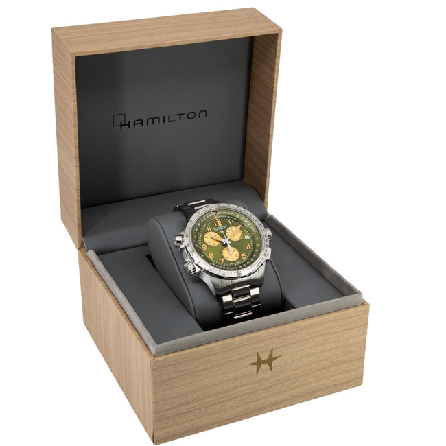 Hamilton H77932160 Khaki Aviation X-Wind GMT Quartz