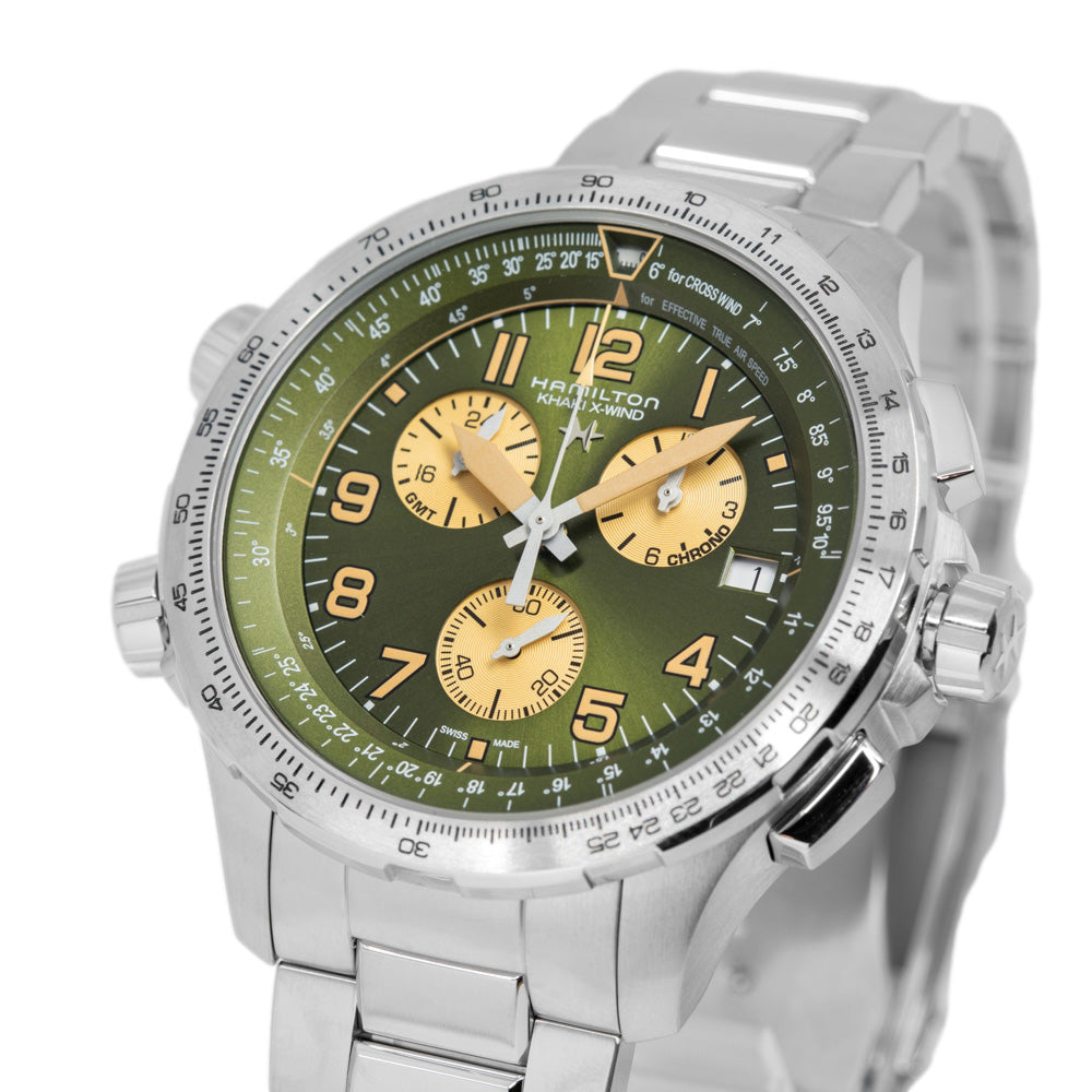 Hamilton H77932160 Khaki Aviation X-Wind GMT Quartz