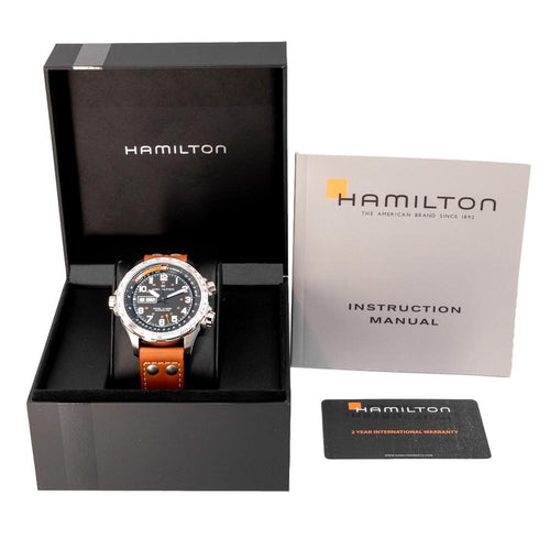 Hamilton Men's H77755533 Khaki X-Wind Day Date Watch