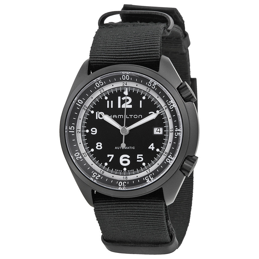 Hamilton Men's H80485835 Khaki Aviation Black Dial Watch