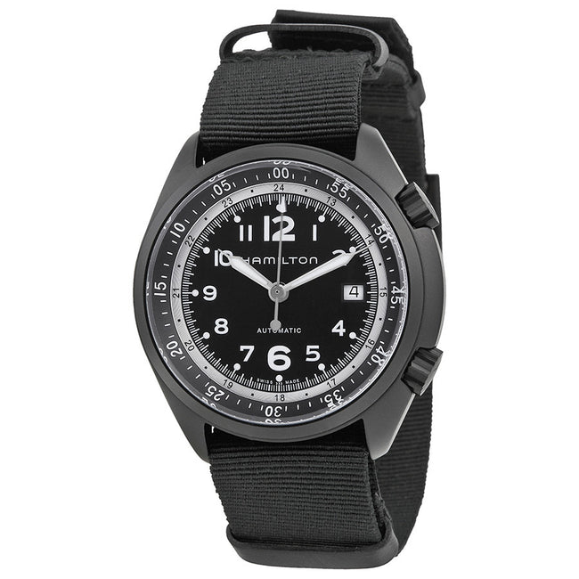 Hamilton Men's H80485835 Khaki Aviation Black Dial Watch