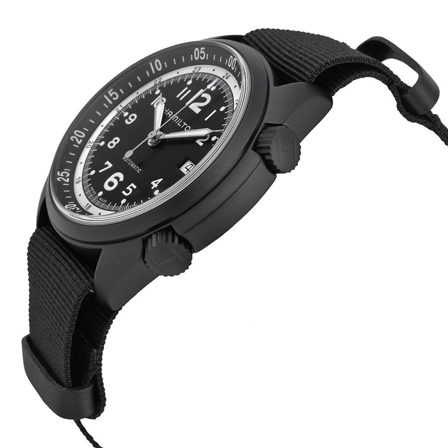 Hamilton Men's H80485835 Khaki Aviation Black Dial Watch