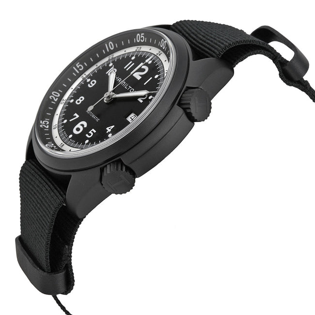 Hamilton Men's H80485835 Khaki Aviation Black Dial Watch