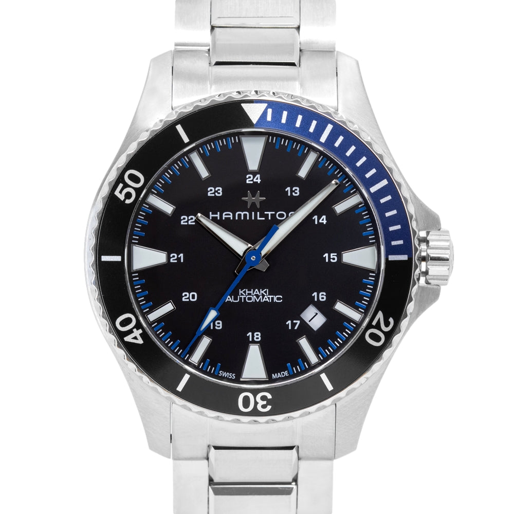 Hamilton Men's H82315131 Khaki Navy Scuba Date Display Watch
