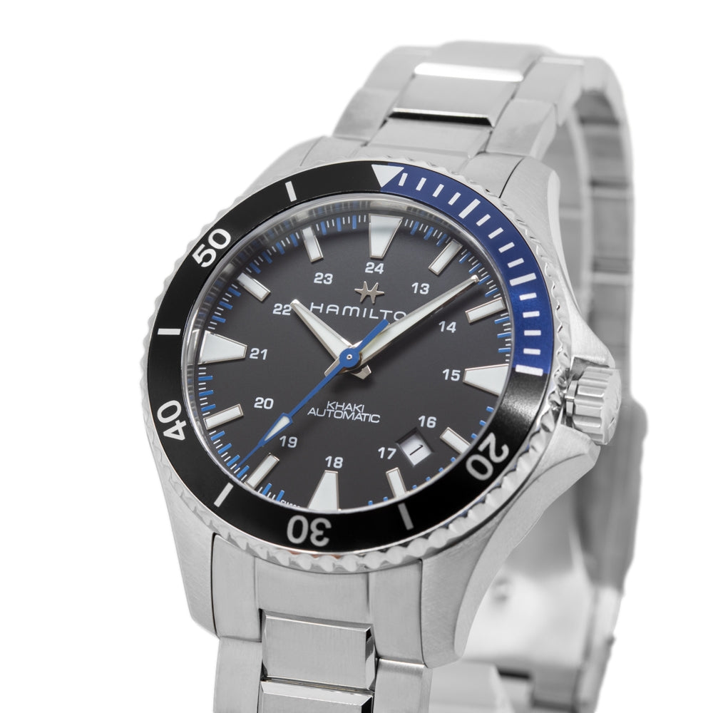 Hamilton Men's H82315131 Khaki Navy Scuba Date Display Watch