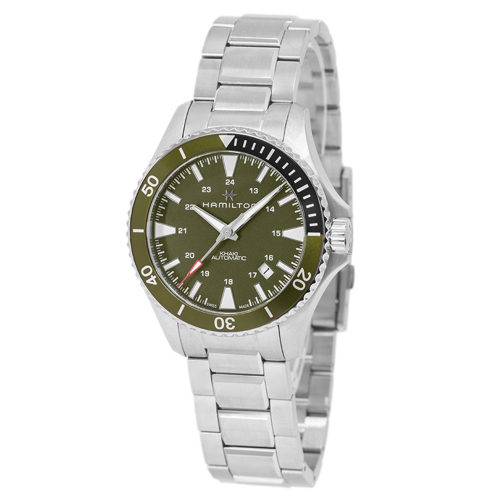 Hamilton H82375161 Khaki Navy Scuba Green Dial Auto