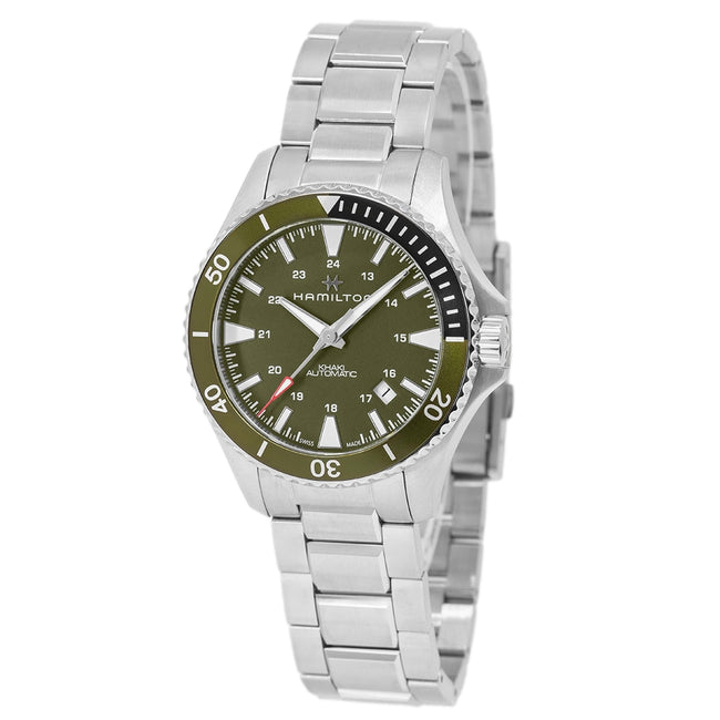 Hamilton H82375161 Khaki Navy Scuba Green Dial Auto