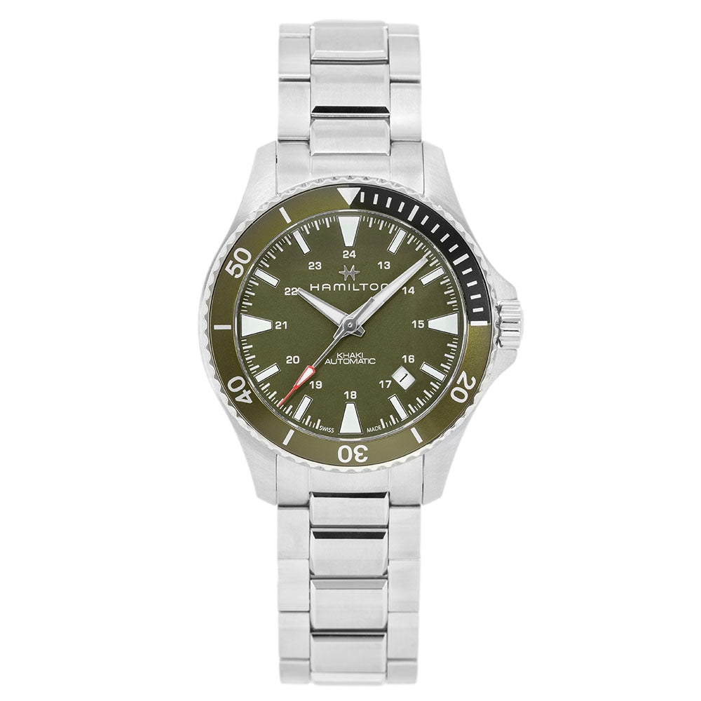 Hamilton H82375161 Khaki Navy Scuba Green Dial Auto