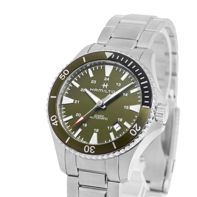 Hamilton H82375161 Khaki Navy Scuba Green Dial Auto