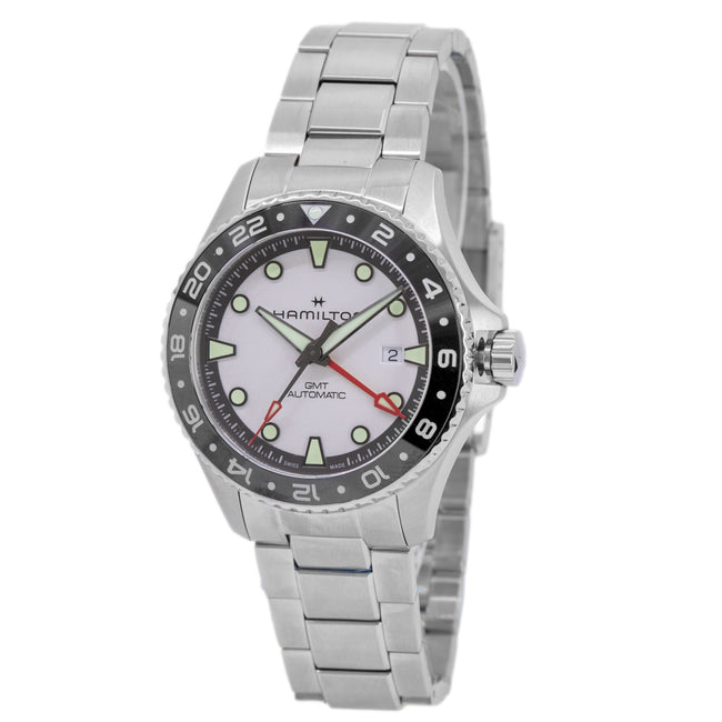 Hamilton Men's H82555150 Khaki Navy Scuba 43mm Automatic GMT