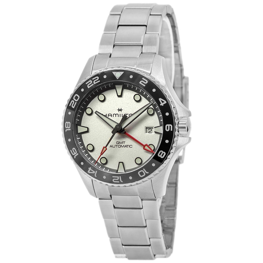 Hamilton Men's H82555150 Khaki Navy Scuba 43mm Automatic GMT