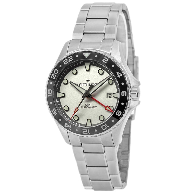 Hamilton Men's H82555150 Khaki Navy Scuba 43mm Automatic GMT