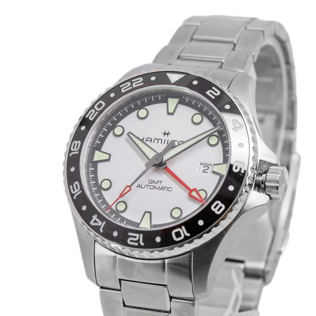 Hamilton Men's H82555150 Khaki Navy Scuba 43mm Automatic GMT