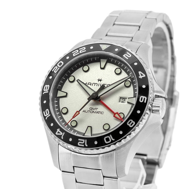 Hamilton Men's H82555150 Khaki Navy Scuba 43mm Automatic GMT