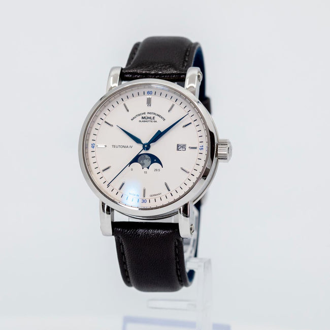 M1-44-05-LB-Muhle Glashutte Men M1-44-05-LB Teutonia IV Mondphase Watch
