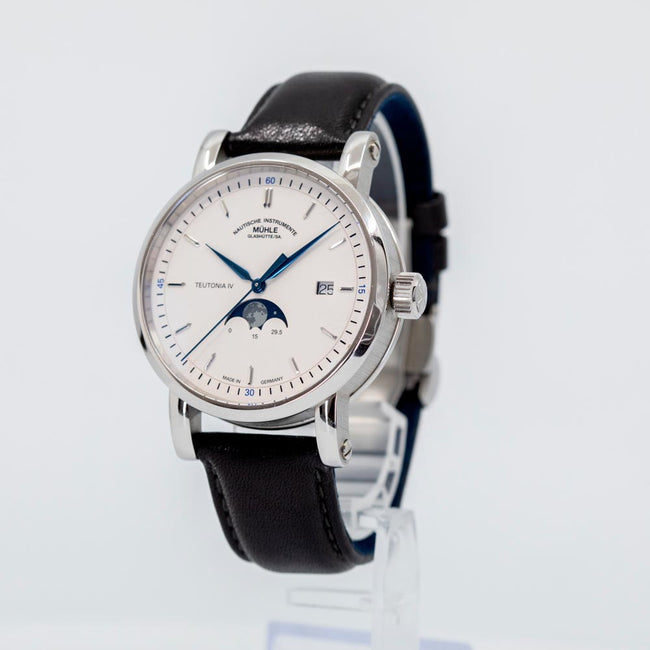 M1-44-05-LB-Muhle Glashutte Men M1-44-05-LB Teutonia IV Mondphase Watch