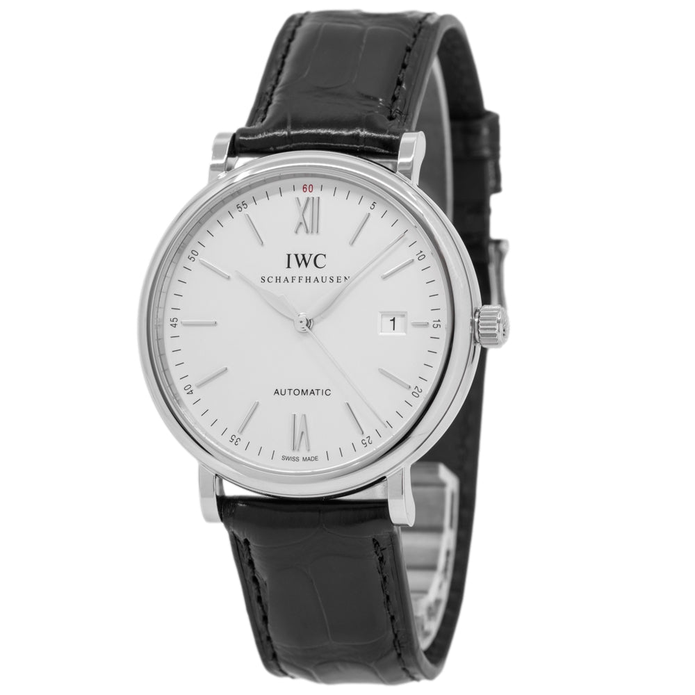 IWC Men's IW356501 Portofino Auto White Dial Watch