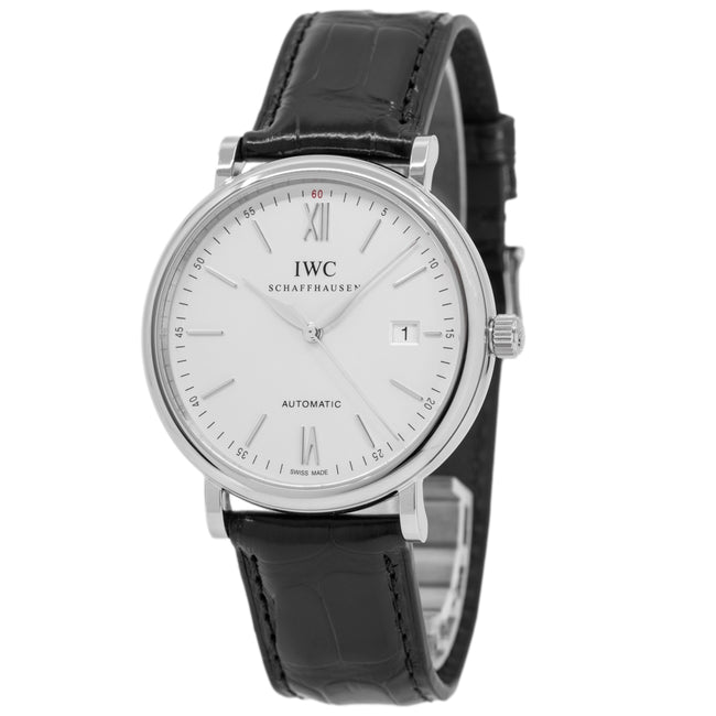 IWC Men's IW356501 Portofino Auto White Dial Watch